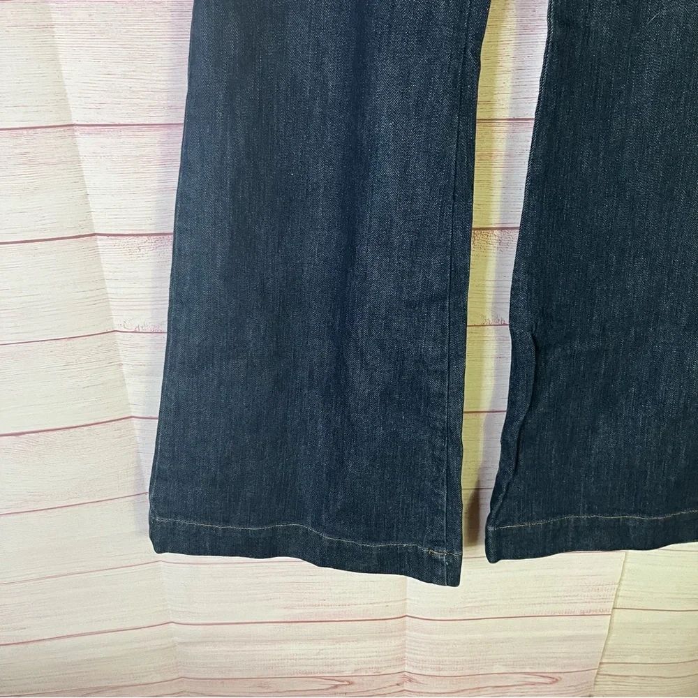 New York & Co Sailor Style  Boot Cut Wide Leg High Rise Jeans Size 10‎ - Picture 5 of 6